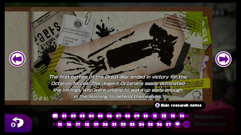 Illustration for article titled The Silly and Twisted Secrets of Splatoon's Sunken Scrolls